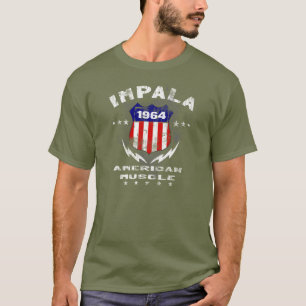 Impala-amerikanischer Muskel 1964 v3 T-Shirt