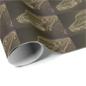 Impala-Babykunst Geschenkpapier (Rolleneckpunkt)