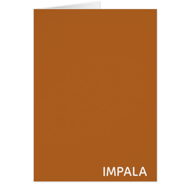 Impala braune Farbe (Vorne)
