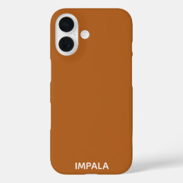 Impala braune Farbe iPhone 16 Hülle