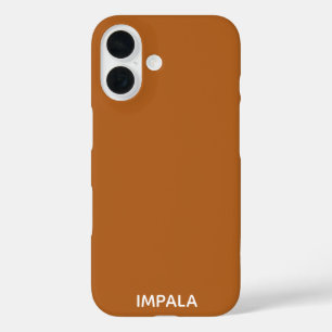 Impala braune Farbe iPhone 16 Hülle