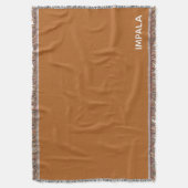 Impala braune Farbe Decke (Vorderseite Vertikal)