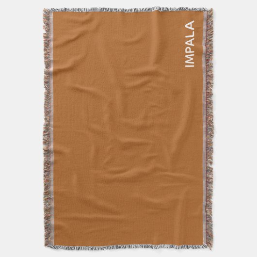 Impala braune Farbe Decke (Vorderseite Vertikal)