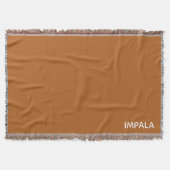 Impala braune Farbe Decke (Vorderseite)