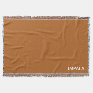 Impala braune Farbe Decke