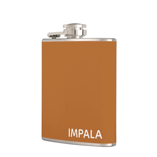 Impala braune Farbe Flachmann (Links)