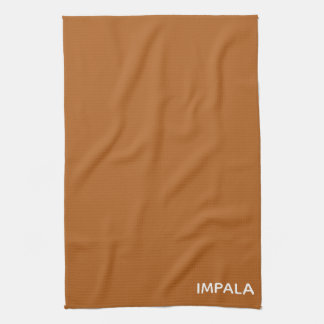 Impala braune Farbe Geschirrtuch