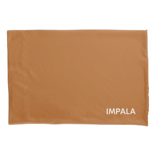Impala braune Farbe Kissenbezug