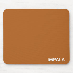 Impala braune Farbe Mousepad