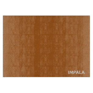 Impala braune Farbe Schneidebrett