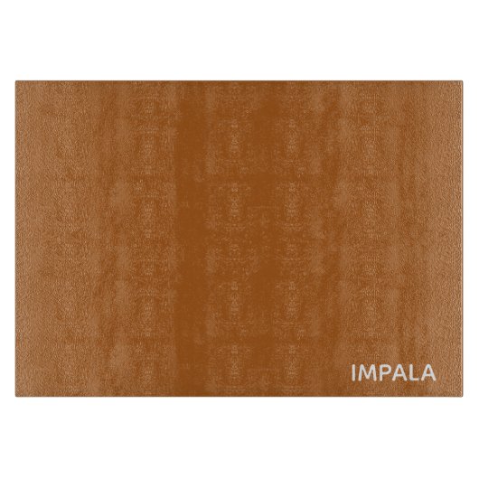 Impala braune Farbe Schneidebrett (Vorderseite)