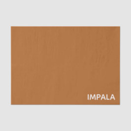Impala braune Farbe Seidenpapier