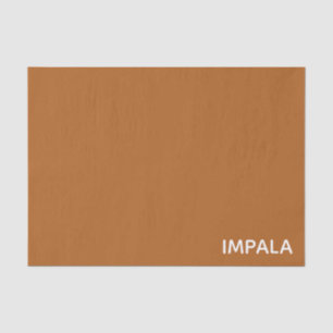 Impala braune Farbe Seidenpapier