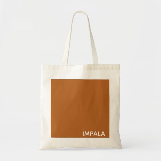Impala braune Farbe Tragetasche (Vorne)