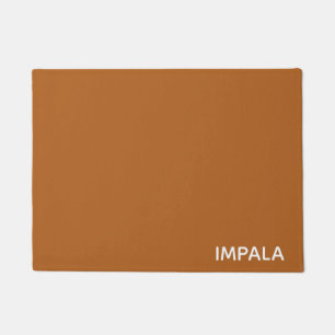Impala-Braunfarbname Fußmatte