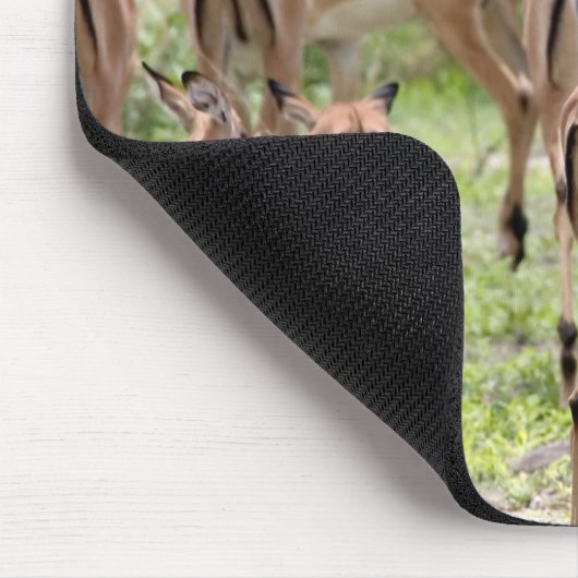 Impala im Okavango-Delta Mousepad (Ecke)