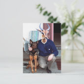 Impala-Jäger Postkarte (Stehend Vorderseite)