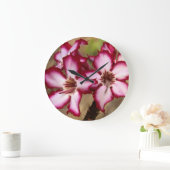 Impala Lily (Adenium Multiflorum), Krüger Große Wanduhr (Zuhause)