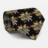 Impala Mirror Wildlife Frame Neck Tie Krawatte (Gerollt)