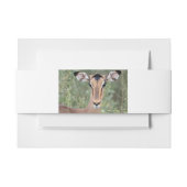 Impala Portrait Einladungsbanderole (Vorderseite Beispiel)