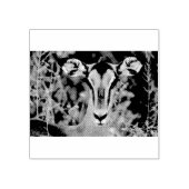 Impala Portrait Gummistempel (Prägung)
