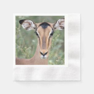 Impala Portrait Serviette