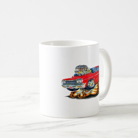 Impala-Rot-Auto 1964 Kaffeetasse (VorderseiteRechts)