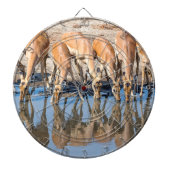 Impalas am Waterhole Dartscheibe (vorne)