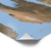 Impalas am Waterhole Poster (Ecke)