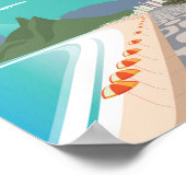Impanema Rio de Janeiro Brasilien Plakatreise Poster (Ecke)