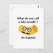 Impasta Postkarte (Vorne/Hinten)