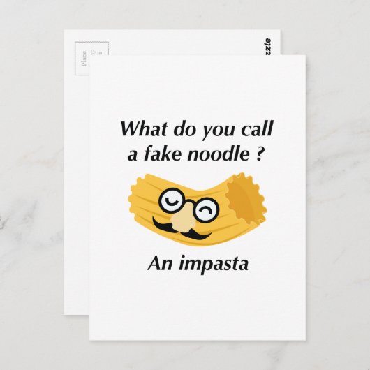 Impasta Postkarte (Vorne/Hinten)