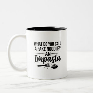 Impasta Two-Tone-Mug-Geschenk für Kaffeeliebhaber Zweifarbige Tasse