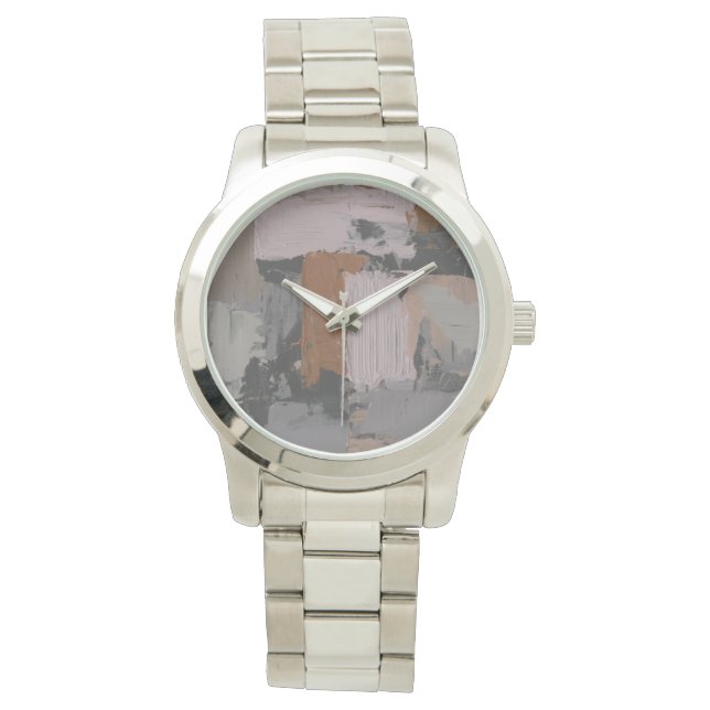 Impasto Abstrakt I Armbanduhr (Vorderseite)