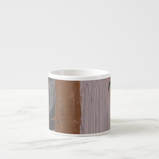 Impasto Abstrakt I Espressotasse (Vorderseite)