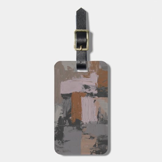Impasto Abstrakt I Gepäckanhänger (Vorderseite vertikal)