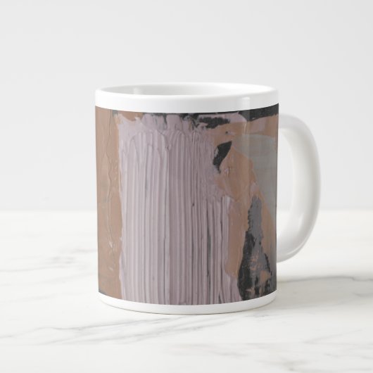 Impasto Abstrakt I Jumbo-Tasse (Vorderseite Rechts)