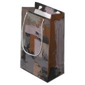 Impasto Abstrakt I Kleine Geschenktüte (Rückseite Schrägansicht)
