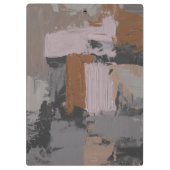 Impasto Abstrakt I Klemmbrett (Rückseite)