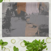 Impasto Abstrakt I Küchentuch (Gefaltet)