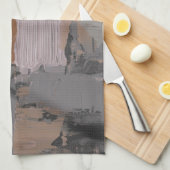 Impasto Abstrakt I Küchentuch (Viertel Falte)