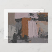 Impasto Abstrakt I Postkarte (Vorne/Hinten)