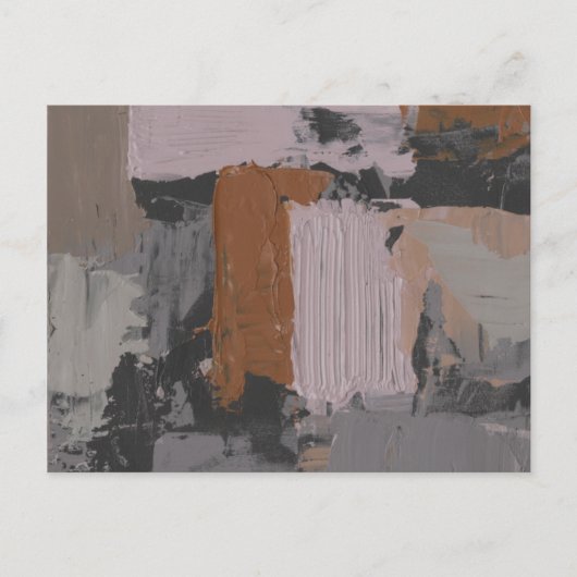 Impasto Abstrakt I Postkarte (Vorderseite)