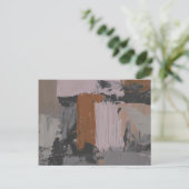 Impasto Abstrakt I Postkarte (Stehend Vorderseite)