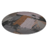 Impasto Abstrakt I Schneidebrett (Ecke)