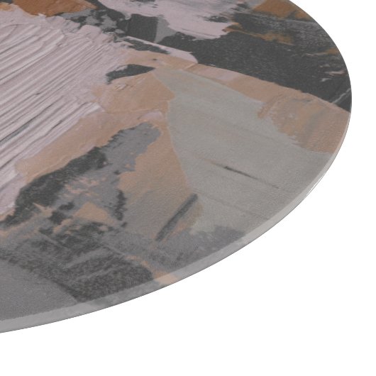 Impasto Abstrakt I Schneidebrett (Ecke)