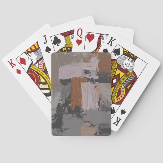 Impasto abstraktes I Spielkarten (Rückseite)
