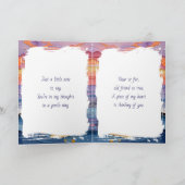 Impasto Dolphins & Ocean Waves | Thinking of You Karte (Innenseite)