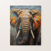 Impasto Elephant Puzzle (Vertikal)