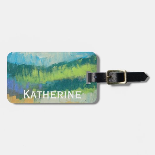 Impasto Feld II Gepäckanhänger (Vorderseite horizontal)